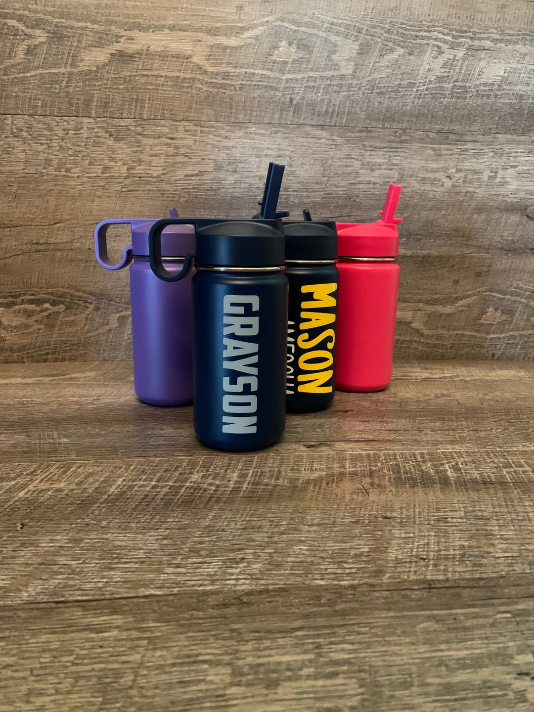 Personalized Kids Insulated Water Bottle - Etsy