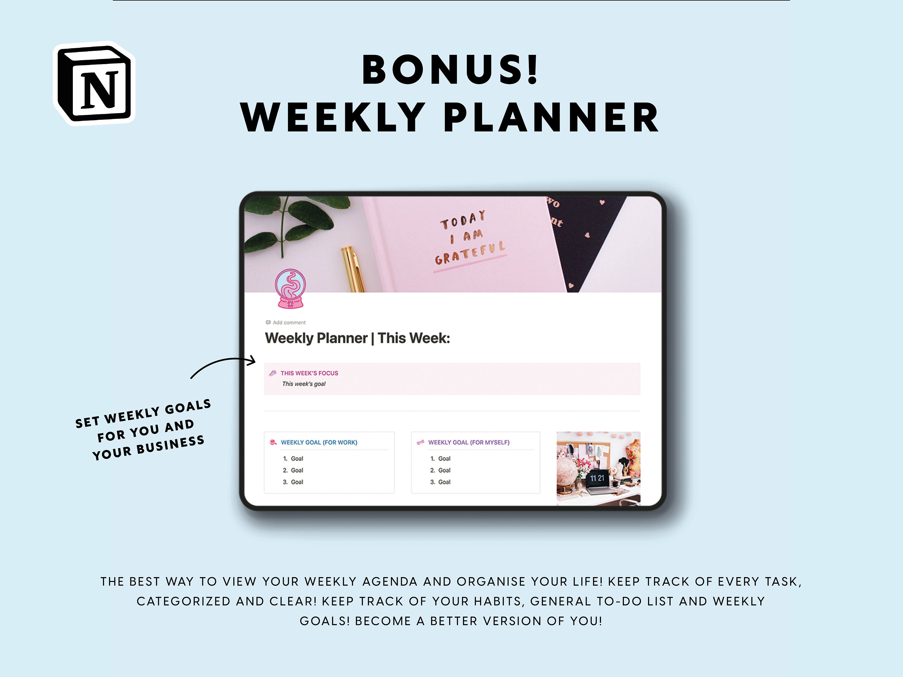 The Ultimate (and Cutest!) Notion Dashboard & Client Portal Template ...