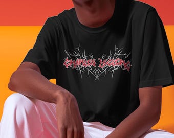 Charles Leclerc F1 T-Shirt: Heavy Metal Inspired Ferrari Racing Apparel