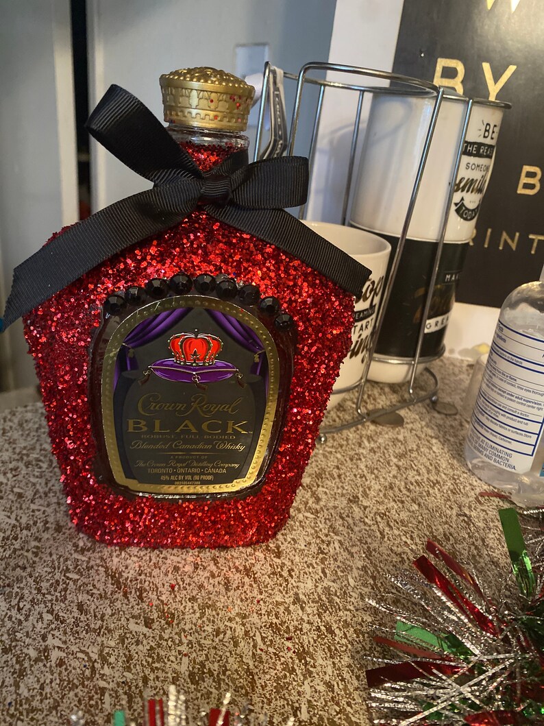 Glitter Liquor Bottles Etsy