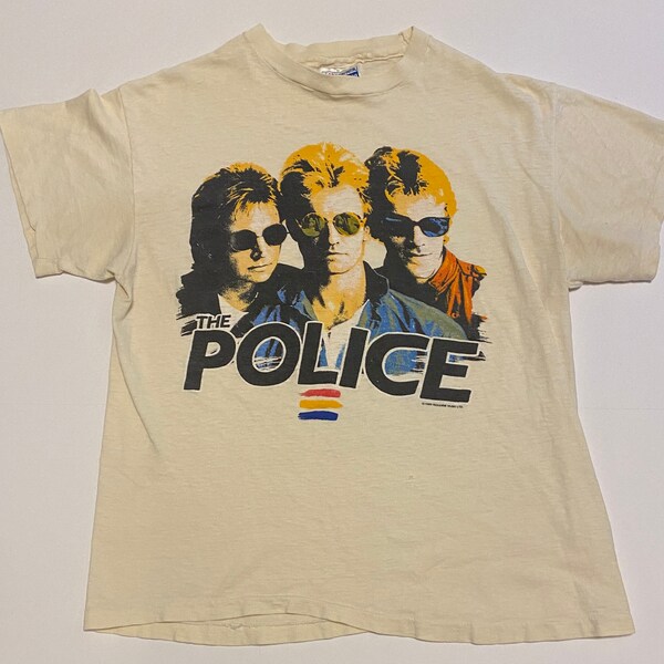 1983 The Police Band Tour Merch T-Shirt