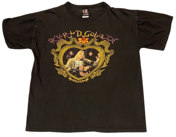 VTG 1995 Kurt Cobain Nirvana Tribute T-Shirt