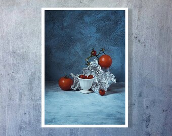 Tomato kitchen print, Tomato printable, Kitchen Wall Art, Instant Download, Kitchen Decor, Printable Art, Red tomato print, Vegetable art