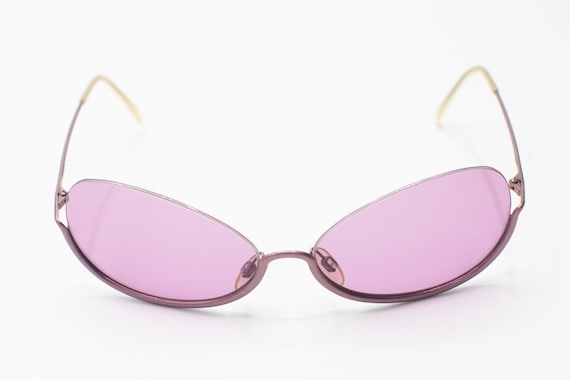 Pink oval sunglasses sale