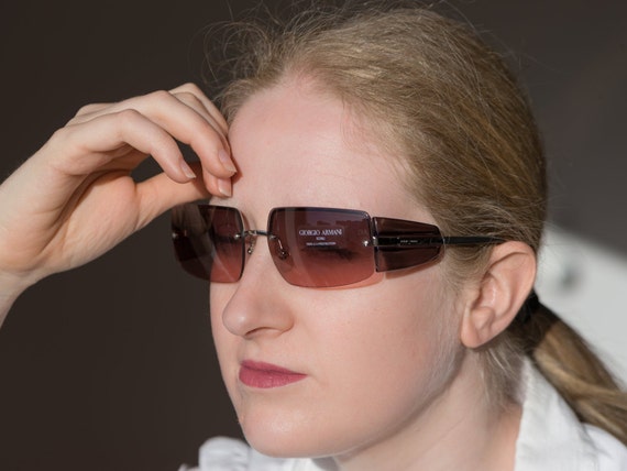 90s Vintage Sunglasses Armani Squared 1525 - Etsy