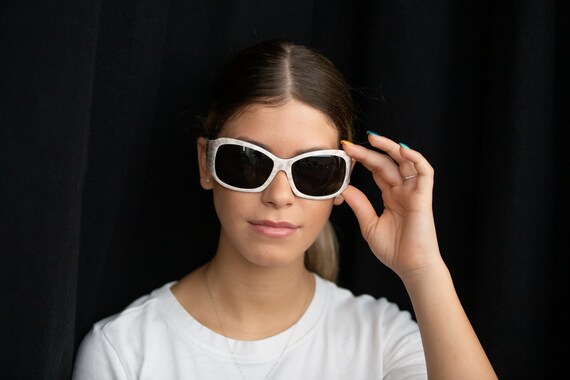 2000s White Leopard Sunglasses Dolce and Gabbana DG 4007 B