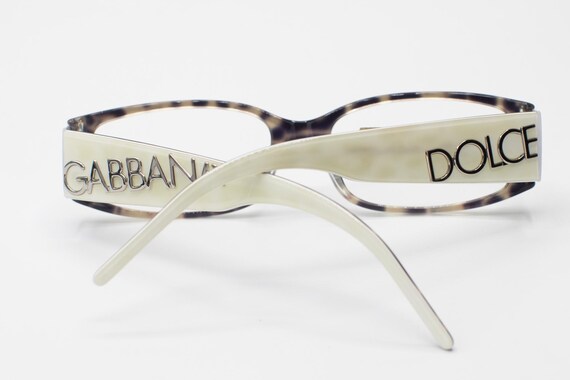 Gafas de vista blancas Dolce Gabbana montura rectangular Y2k DG 3027 Etsy Espana