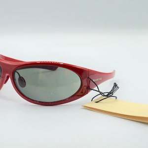 2000s Armani men&#39;s sunglasses 514 oval wide vintage wraparound