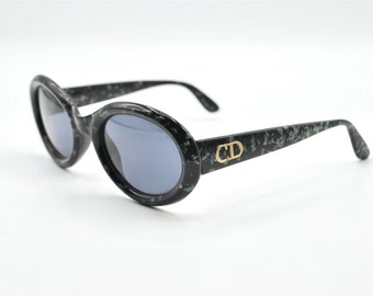 Dior 2919 vintage sunglasses women&#39;s oval black