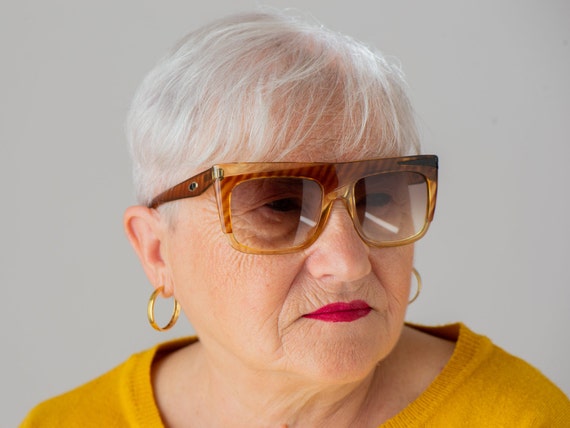 Vintage Dior squared sunglasses 80s woman 2400 - image 10