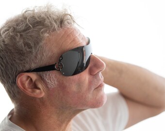 Oversized sunglasses Giorgio Armani Black in Plastic - 25355864