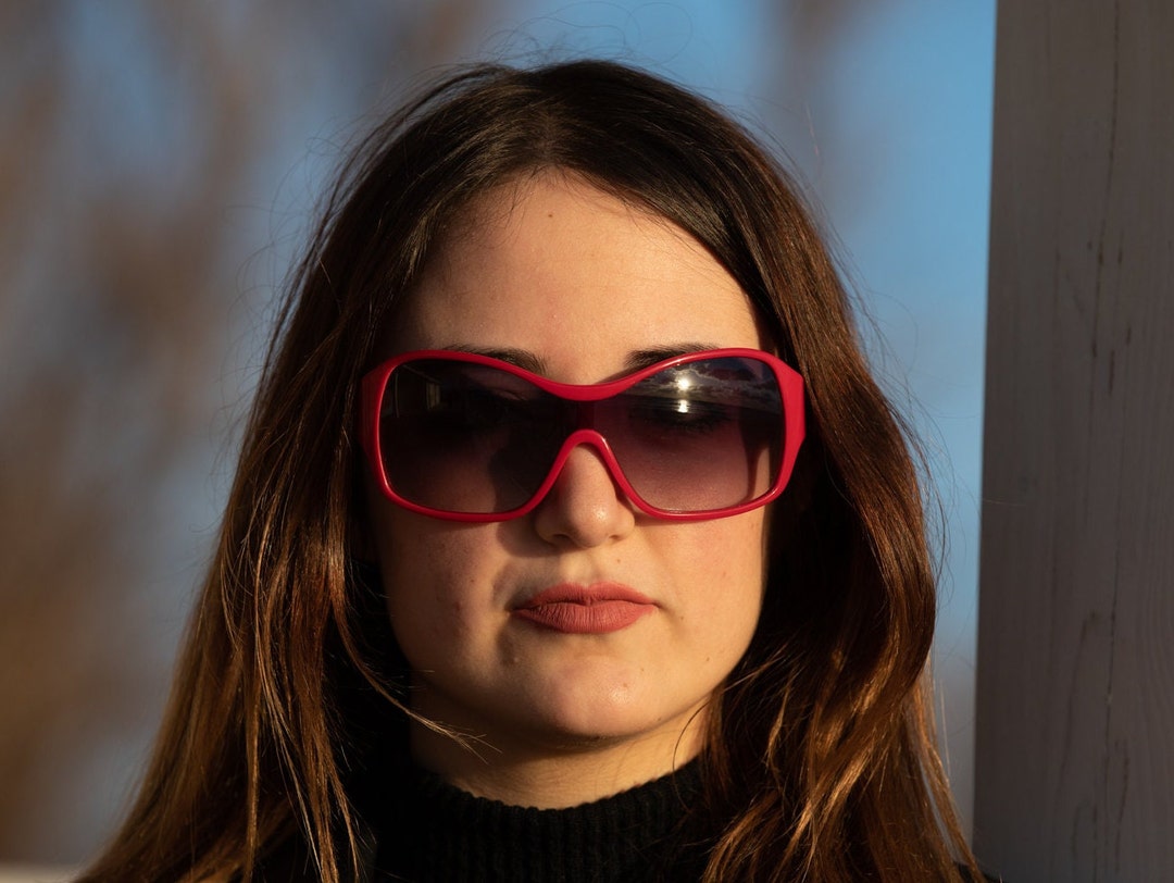Dolce & Gabban 2000s Shield Sunglasses DG 8035-b - Etsy