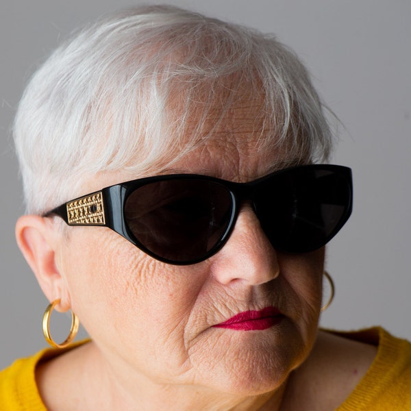 Wide Temple Glasses Etsy