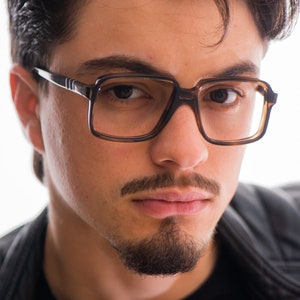 1980s Persol Ratti 58112 eyeglasses, brown oversized