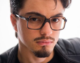 1980s Persol Ratti 58112 eyeglasses, brown oversized