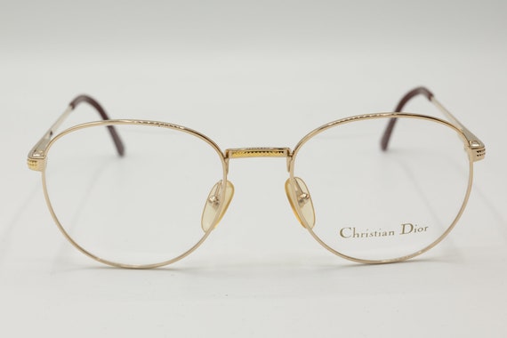 80s〜90s vintage Christian Dior メガネ バブル期 Buy 1980s DIOR 2800 Vintage Round Eyeglasses Gold Metal Online in