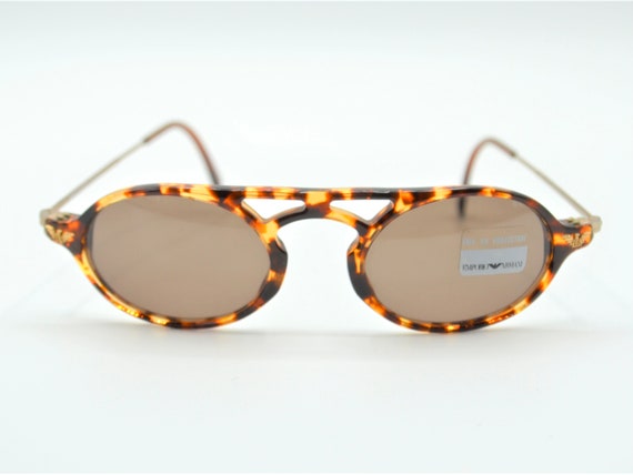 Armani 1996ss emporio armani oval sunglasses 90s Vintage Oval