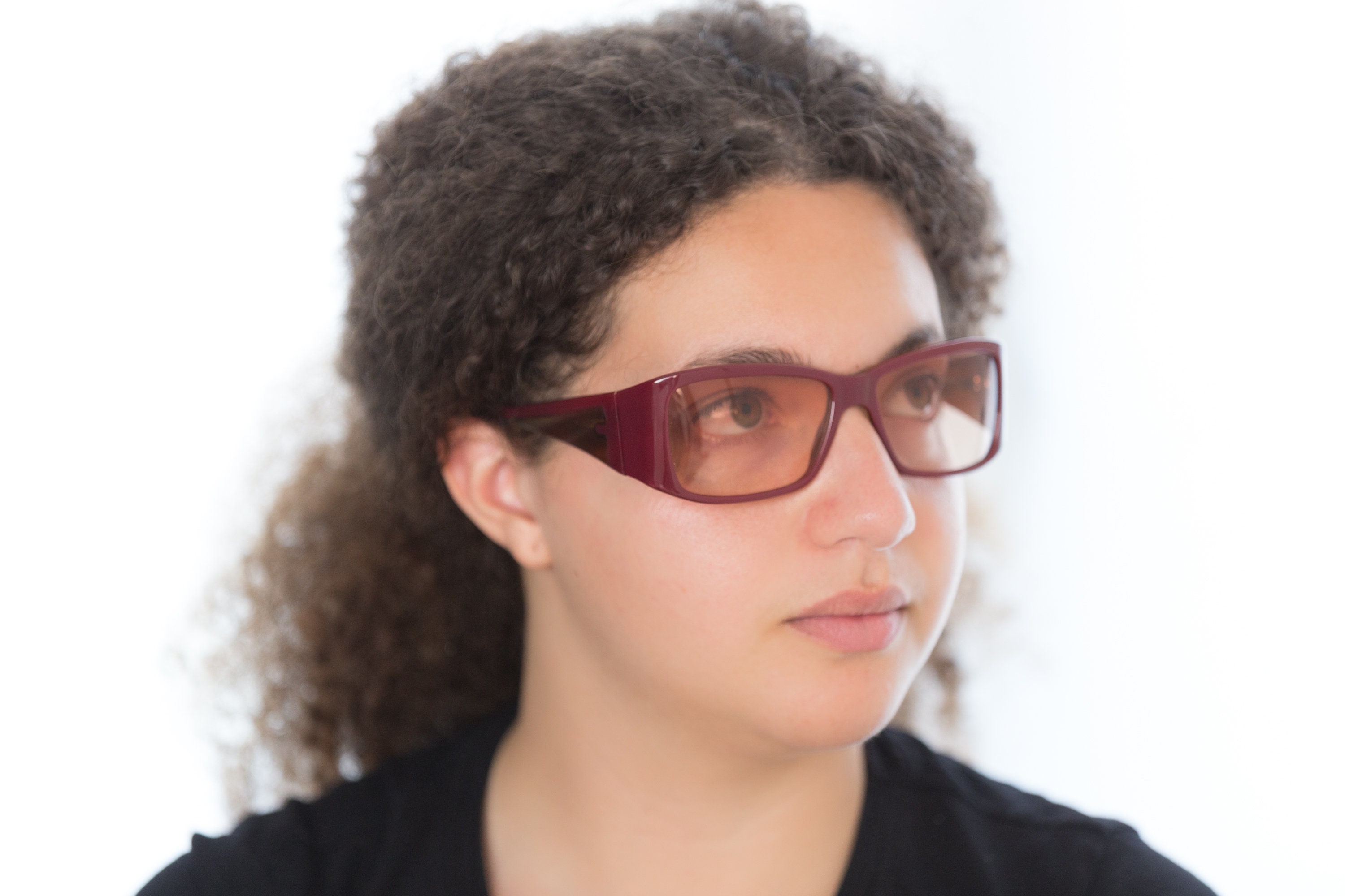 Fendi 2000s Vintage Rectangle Sunglasses Bordeaux SL 7737 - Etsy