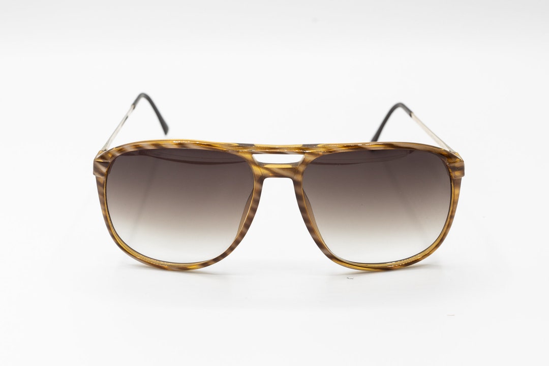 1980s Dior 2257 Vintage Sunglasses Brown With Double Bridge - Etsy