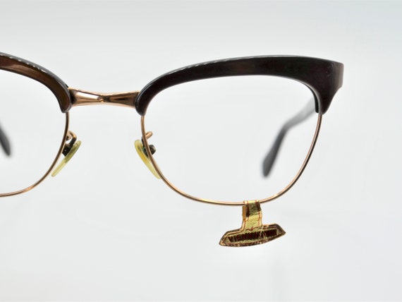 Viennaline 1950s eyeglasses vintage women's browl… - image 8