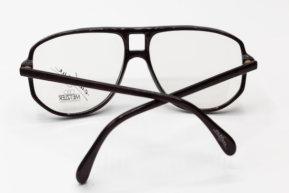 1980s METZLER vintage eyeglasses brown 668 - image 7