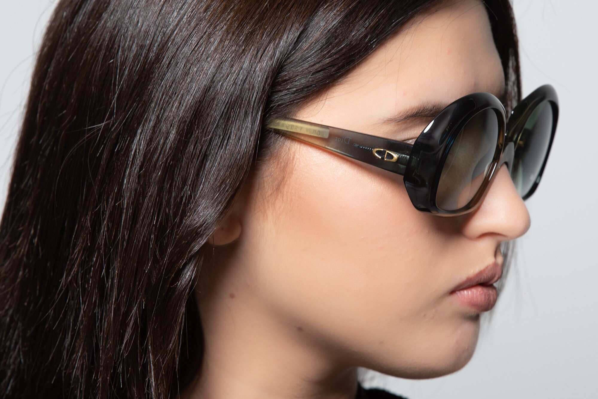 1980s DIOR 1205 Vintage Oversized Sunglasses Round - Etsy