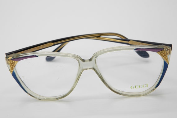 Gucci vintage eyeglasses women's 80s cat eye GG113 - image 10