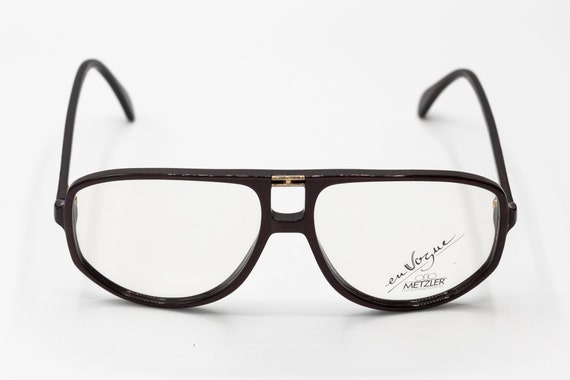 1980s METZLER vintage eyeglasses brown 668 - image 2