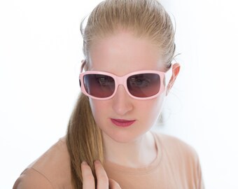 Moschino gafas de sol rosas 2000s cuadradas 3719s