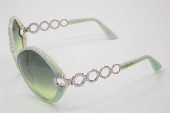Moschino women's 2000s sunglasses green M3708s - image 4