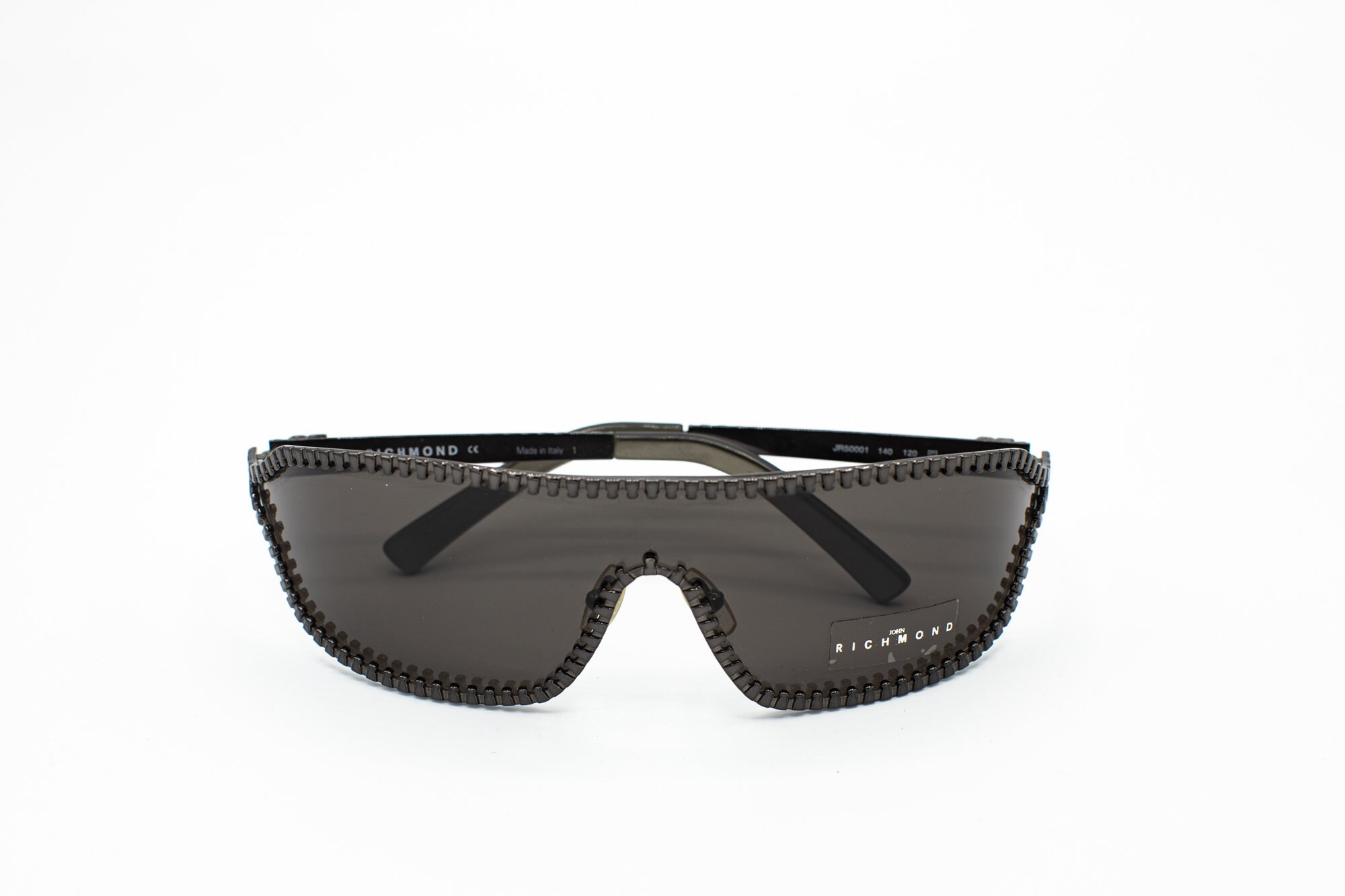 John Richmond JR57601 Rhinestone Shield Sunglasses Y2K John Richmond JR59501 Vintage Shield Sunglasses, Unique  main image 4