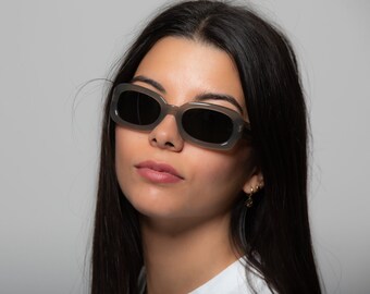 2000s ARMANI 2511 sunglasses squared grey y2k