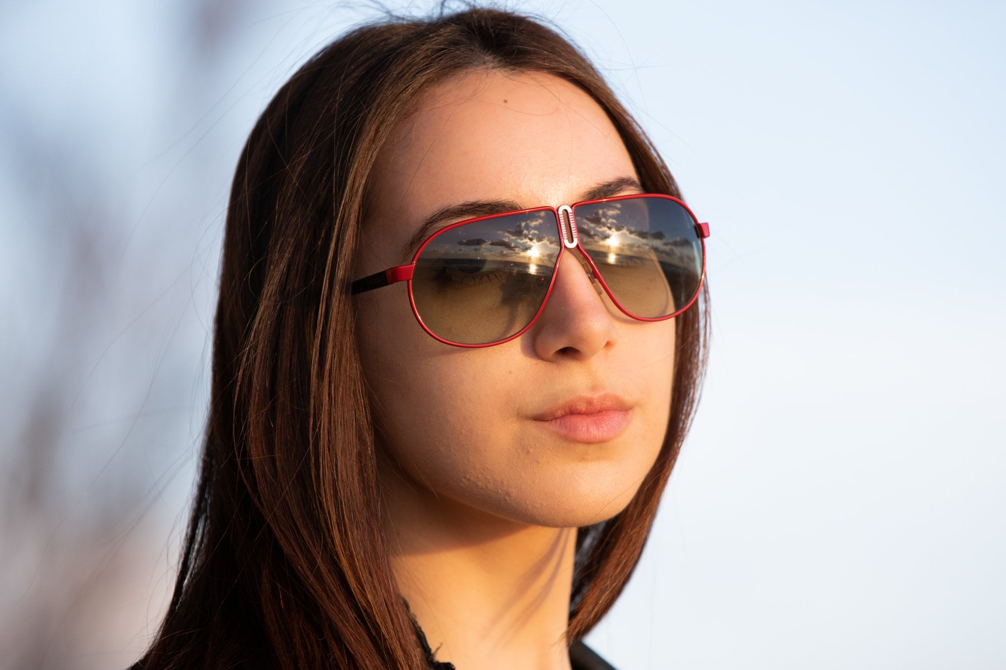 Botkier for Vogue red sunglasses Vogue Eyewear VO5422 - Cat Eye Red Frame Glasses For Women  main image 2