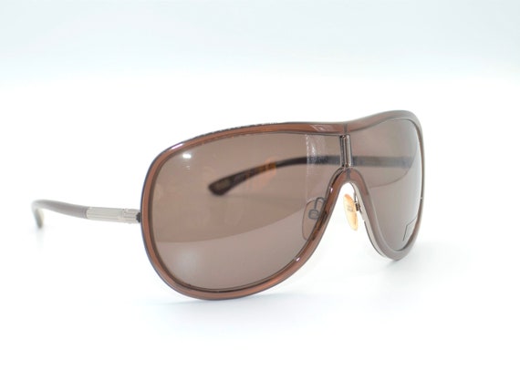 2000s shield sunglasses Tom Ford Andrea 54 - image 3