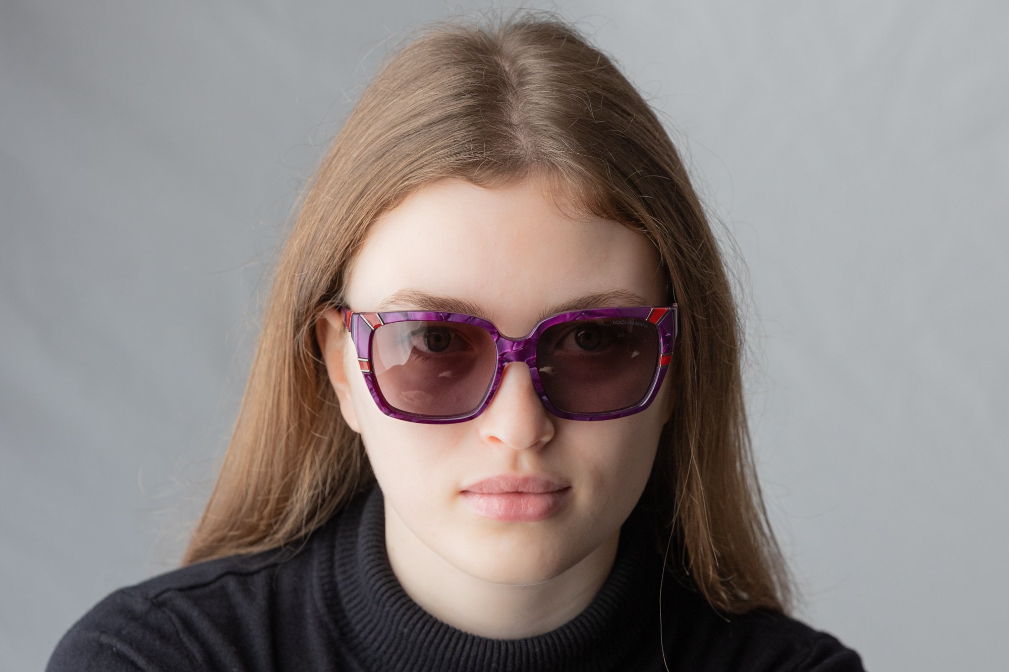 2000s DOLCE & GABBANA 4077 Sunglasses Squared Purple - Etsy
