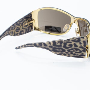 Dolce & Gabbana leopard shield sunglasses 2000s vintage DG2019 image 4