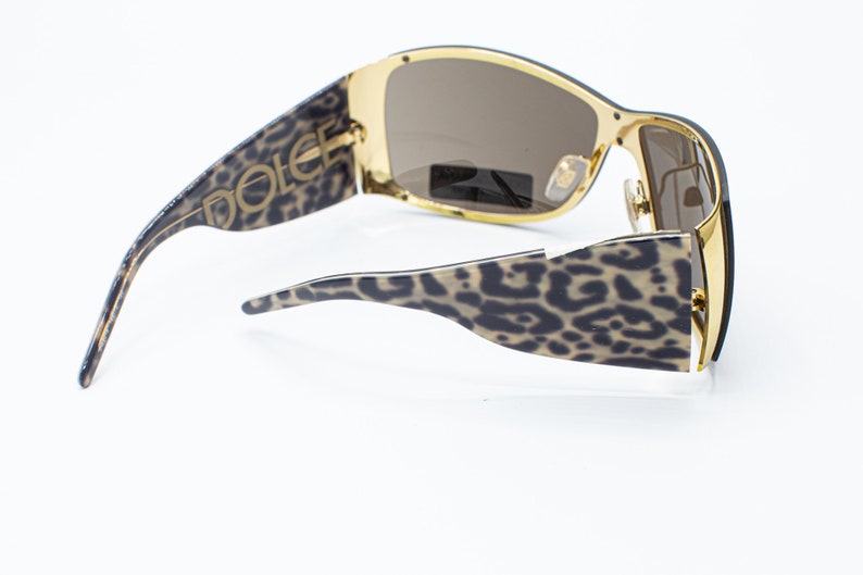 Dolce & Gabbana leopard shield sunglasses 2000s vintage DG2019 image 4