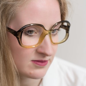 70s Marwitz vintage eyeglasses squared frame grey 3022