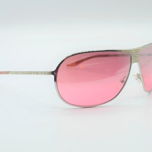 Dior pink aviators sunglasses 2000s silver metal HardDior1 image 7