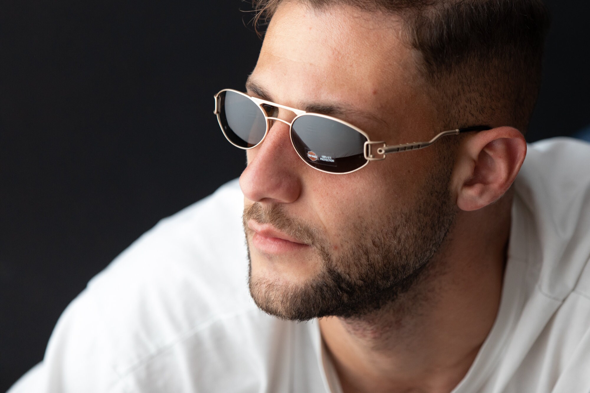 Gafas de sol de la de 1990 Harley Davidson vintage 0023 Etsy