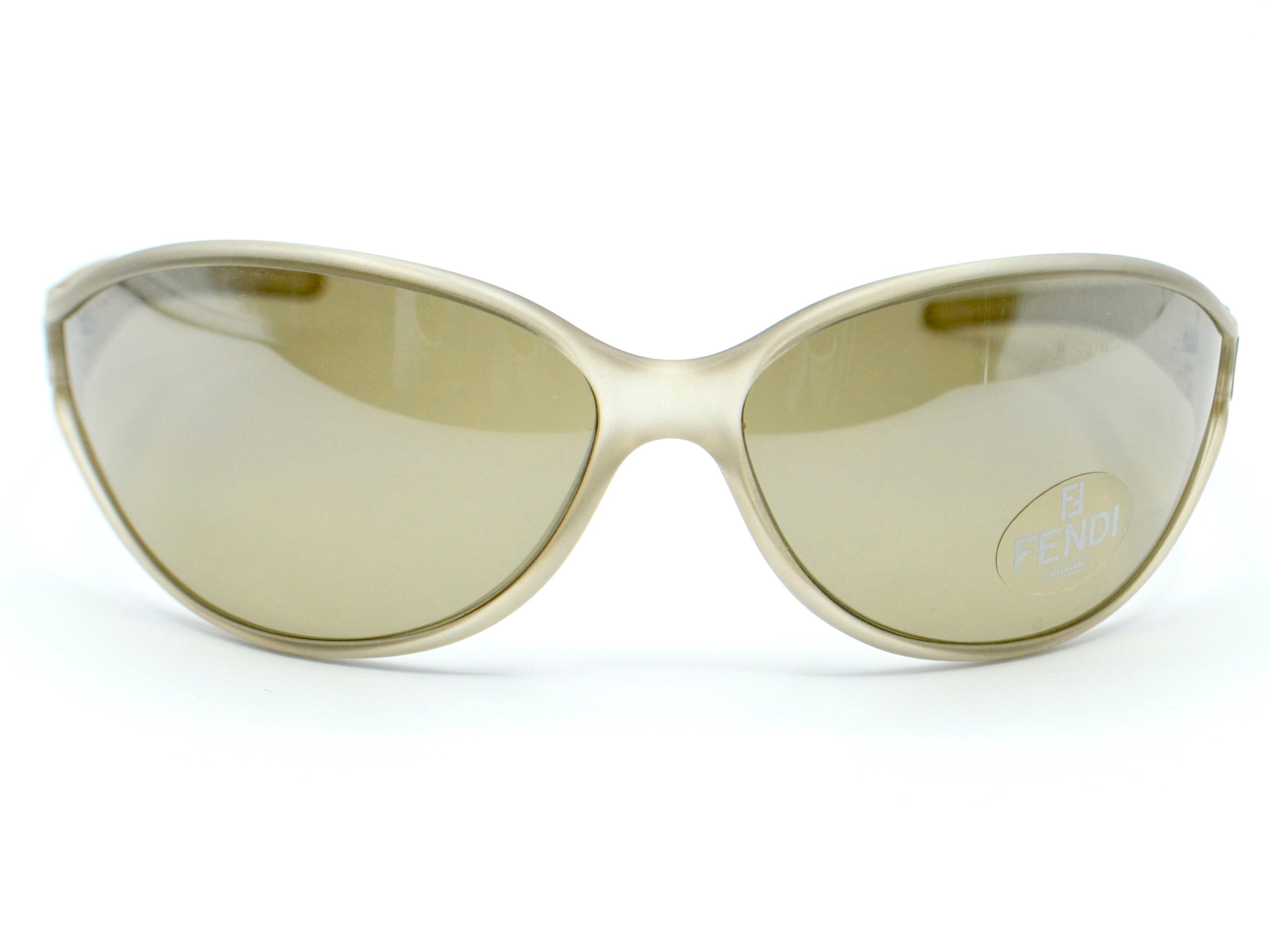 2000s FENDI Vintage Wrap Sunglasses Oval 7732 - Etsy