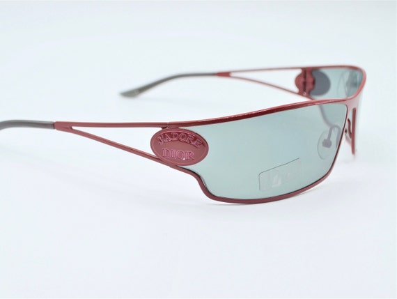 Dior J'adore 1 red metal wrap around futuristic su