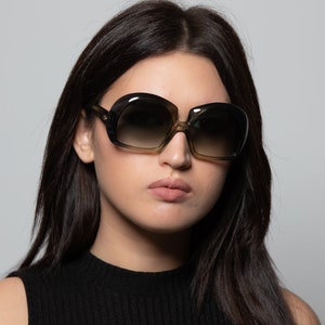 1980s DIOR 1205 vintage oversized sunglasses round