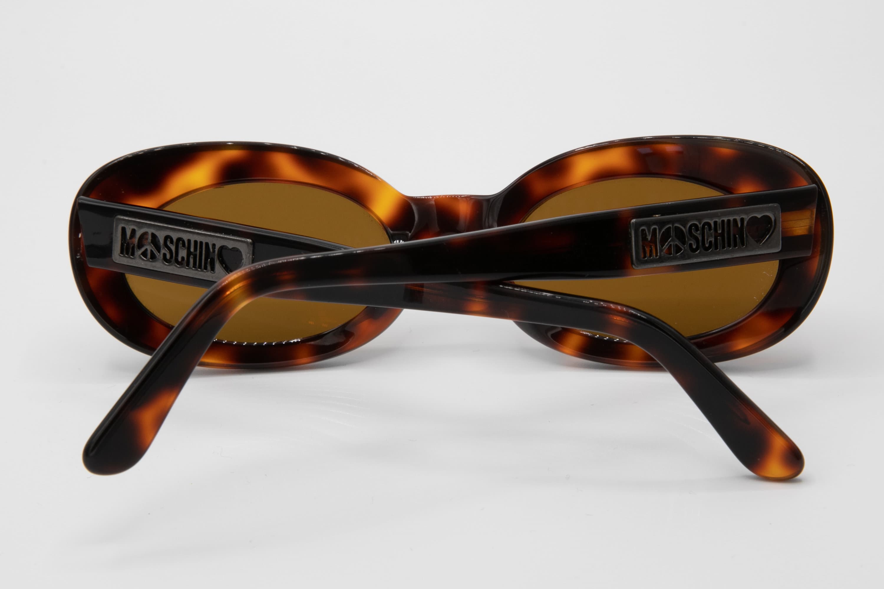 Moschino Vintage 90s Oval Tortoise Sunglasses Moschino 90s Vintage Sunglasses Oval Tortoise 3502s - Etsy main image 4