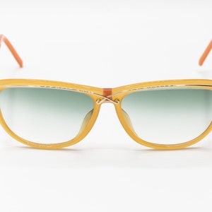 1980s Dior 2372 vintage sunglasses beige and orange