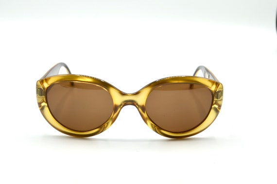 Dior Audrey gold cat eye women's vintage sunglasse