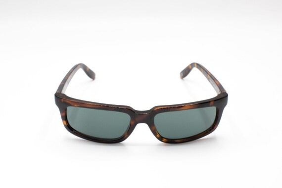 1990s Versus Versace E10 Vintage Sunglasses Rectangle Dark  display picture 3