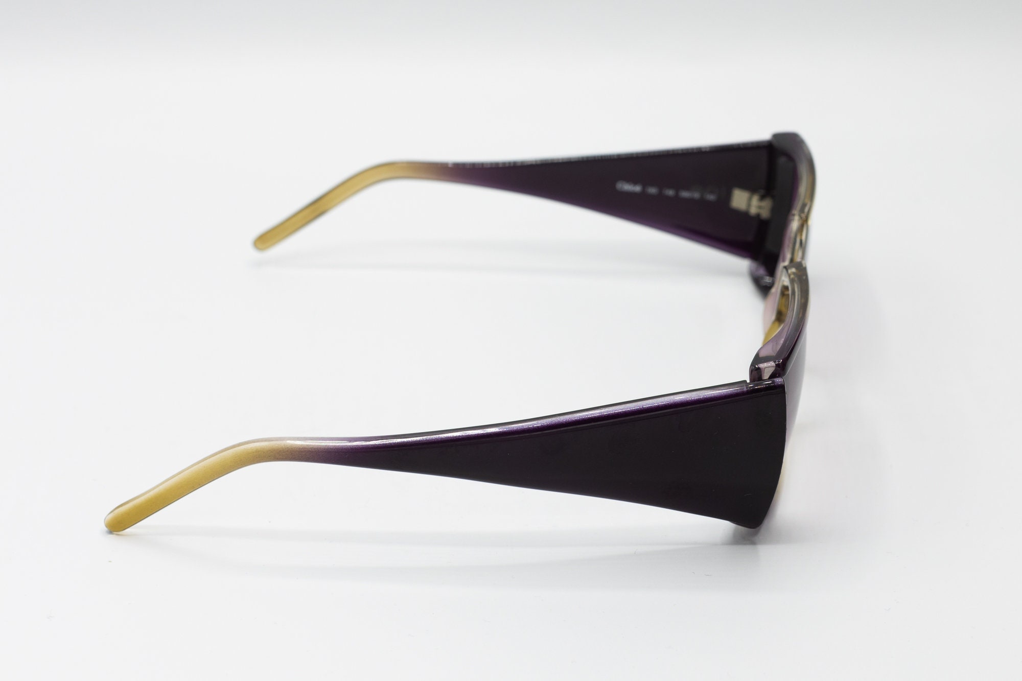 2000s Chloe Sunglasses Squared Brown and Purple 78S - Etsy