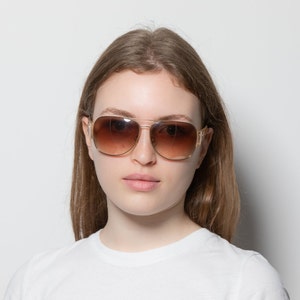 2000s MIU MIU SMU53G aviator sunglasses gold and tortoise