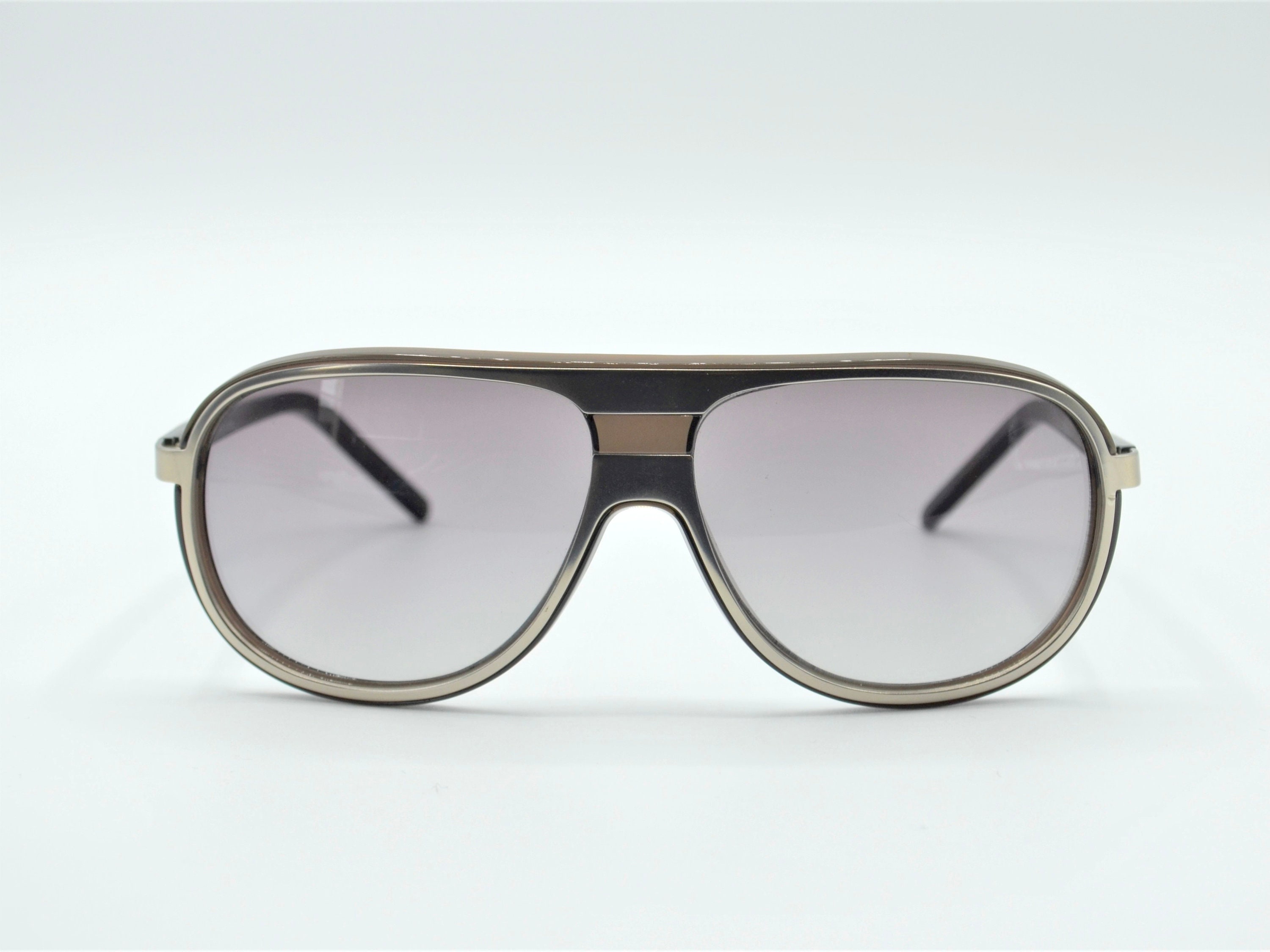 Dior Homme 2000s Aviator Sunglasses Grey Brown 0070/s Etsy UK